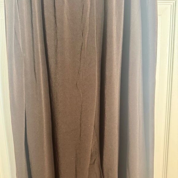 NWOT. SIMONTON SAYS 2X dark brown pants with elastic waist band. Pull on pants - Picture 3 of 10